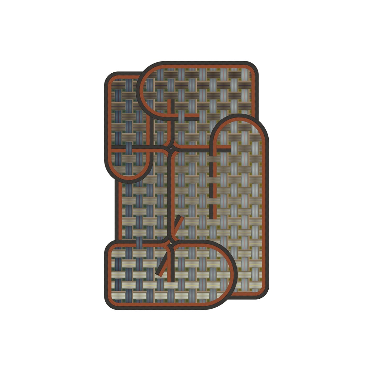 Tangle Menjangan rug - 194 x 280 cm - Yarn Box