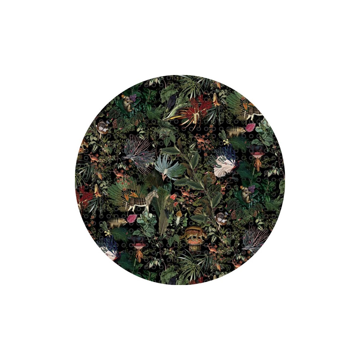 tapis Menagerie of Extinct Animals - Corbeau - Ø250 cm