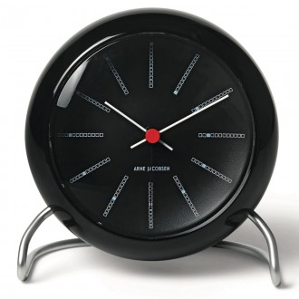 AJ Bankers alarm clock - black - Arne Jacobsen