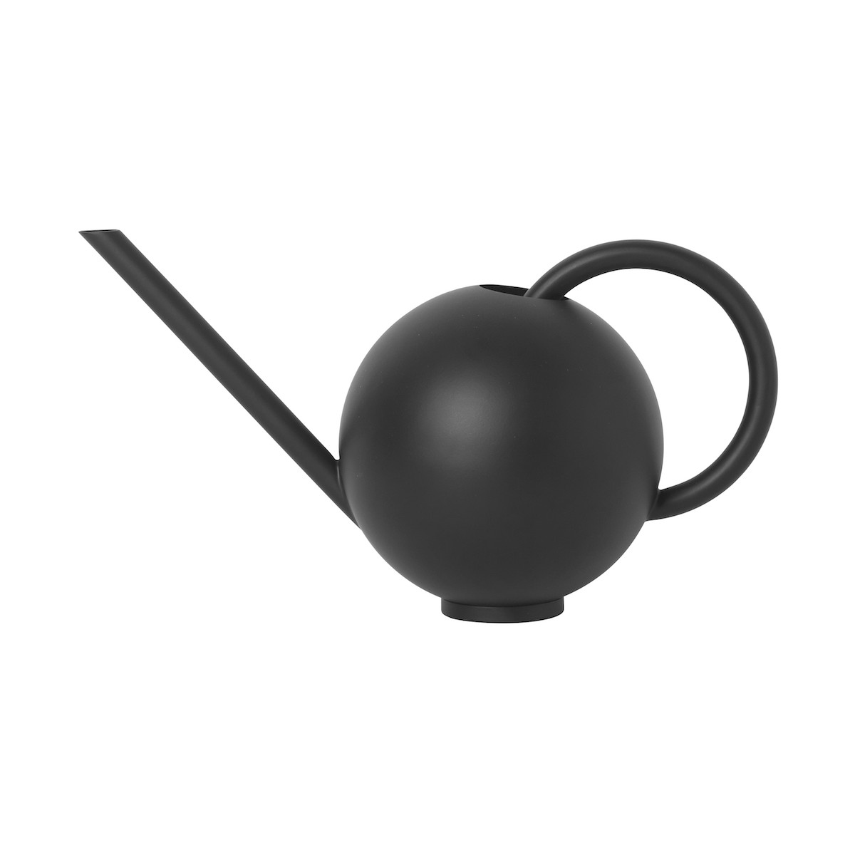 Orb watering can - black