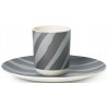 SOLD OUT - Safari Bamboo - plate and cup set zebra