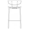 Herman bar chair - low H64 cm - upholstered seat