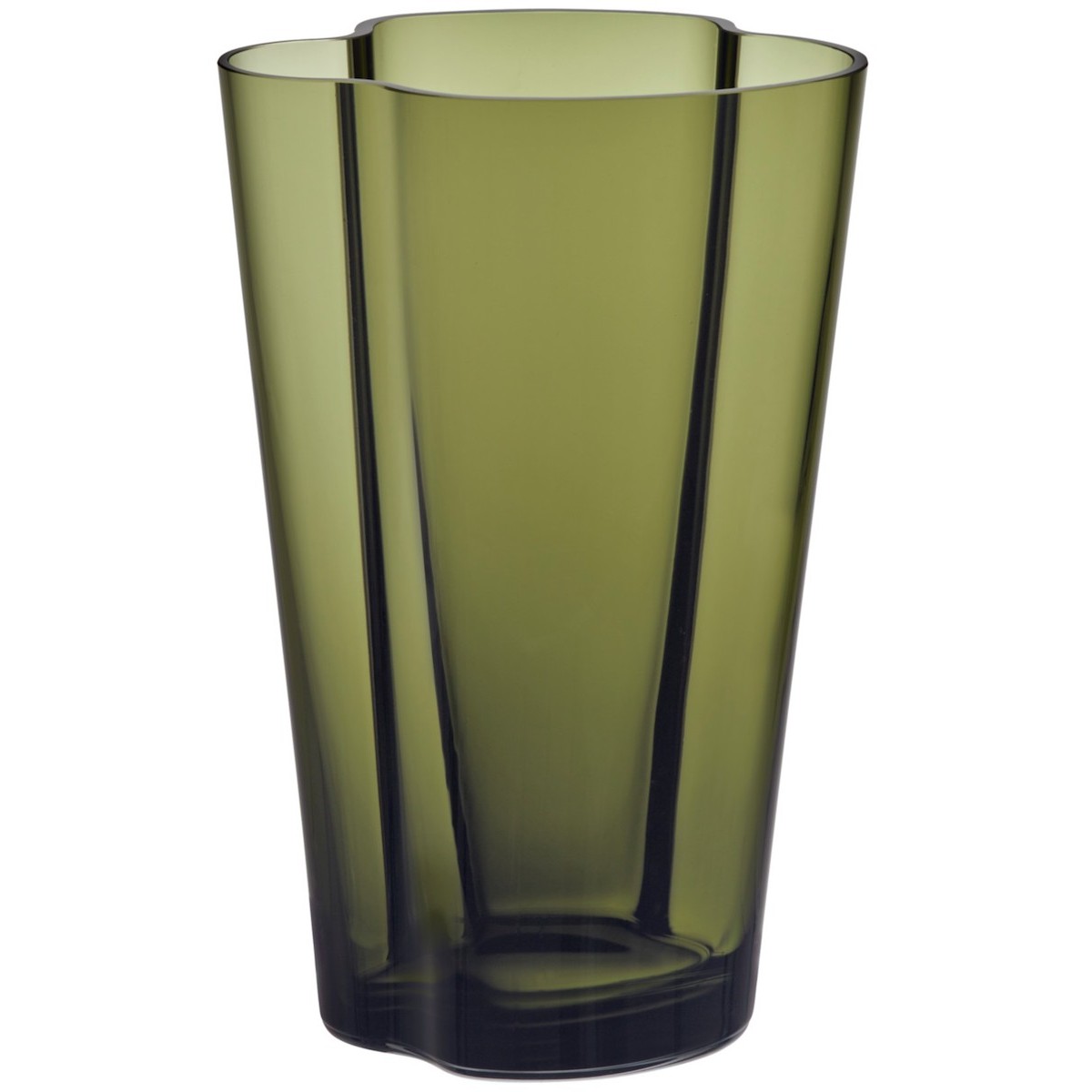 Aalto vase 220mm, moss green - 1025669