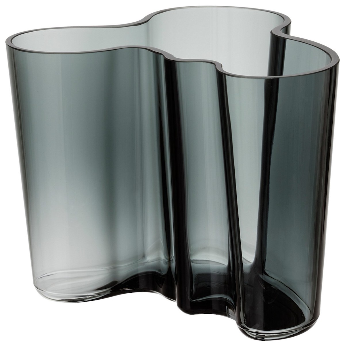 Aalto vase 160mm, dark grey - 1020905