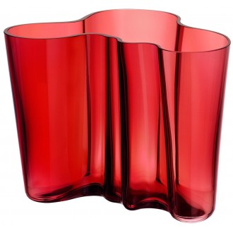 Aalto vase 160mm, cranberry...