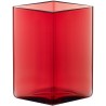 11.5 x 14 cm - cranberry - Ruutu vase