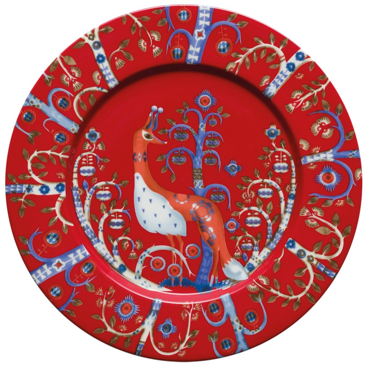 Ø22cm - Taika red plate - 1012477