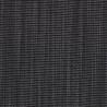 fauteuil Loïe - frêne peint en noir, tissu Raas couleur 172, dossier canné