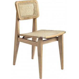 oiled oak - french cane seat & backrest - C-chair