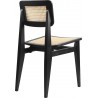 black stained oak - french cane seat & backrest - C-chair