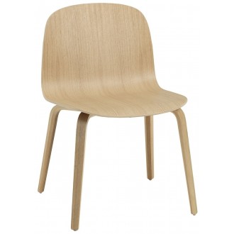oak - wooden base Visu Wide chair