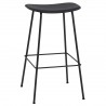 black / black - Fiber bar stool - tube base without backrest