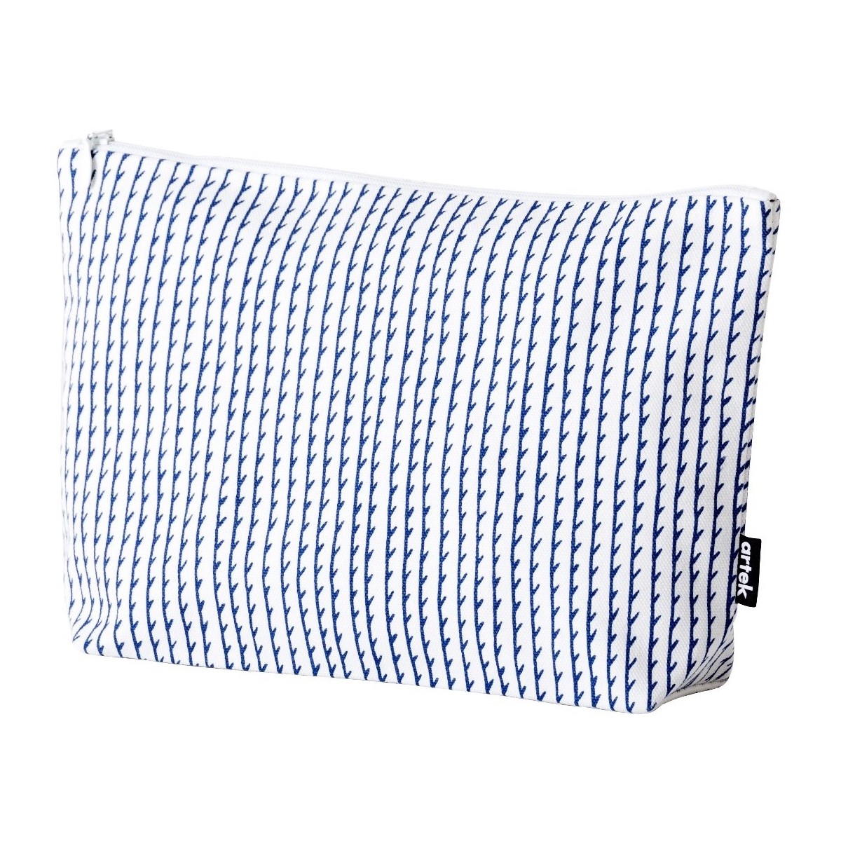 29x18,5cm - white / blue - pouch - Rivi