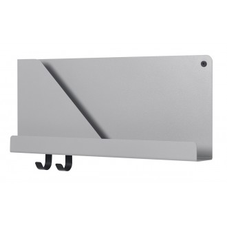 Folded shelf - grey - L51 x...