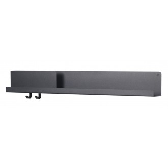 Folded shelf - noire - L96 x P11,4 x H13 cm