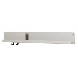 Folded shelf - gris - L96 x P11,4 x H13 cm*