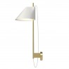 white / brass - wall lamp - Yuh