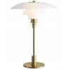 brass - PH3½-2½ Glass Table Lamp