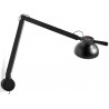 Soft black - support mural - lampe PC double