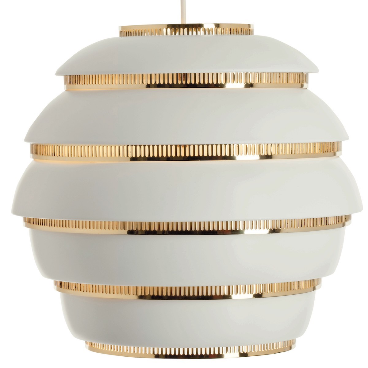 white / brass A331 Beehive