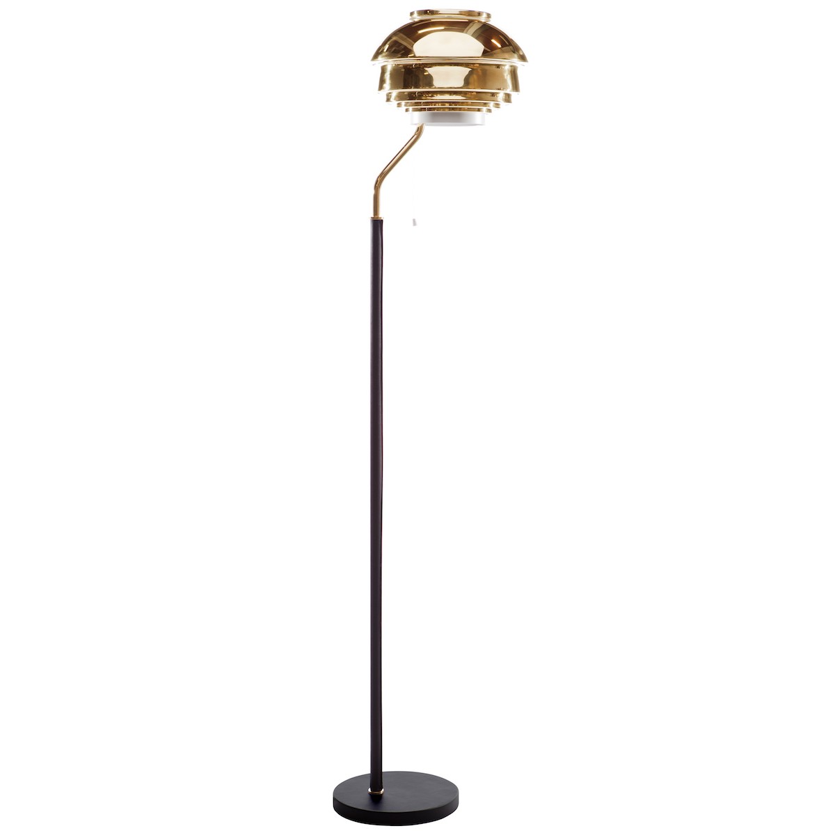 polished brass - A808 floor lamp