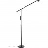 soft black - Fifty-fifty floor lamp