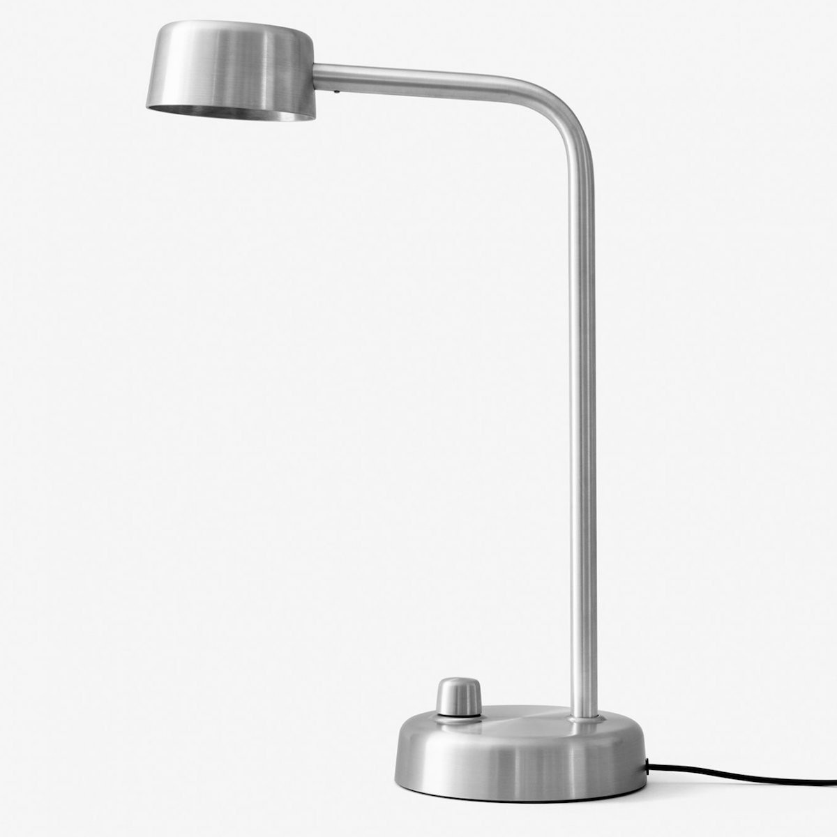satin polished aluminium - working title lamp