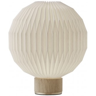 medium - light oak / paper shade - 375 table lamp