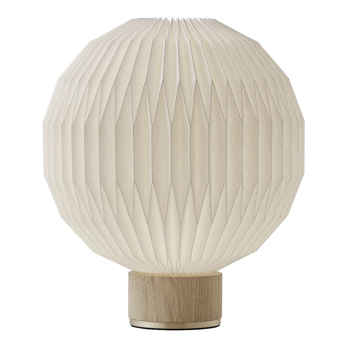 medium - light oak / paper shade - 375 table lamp