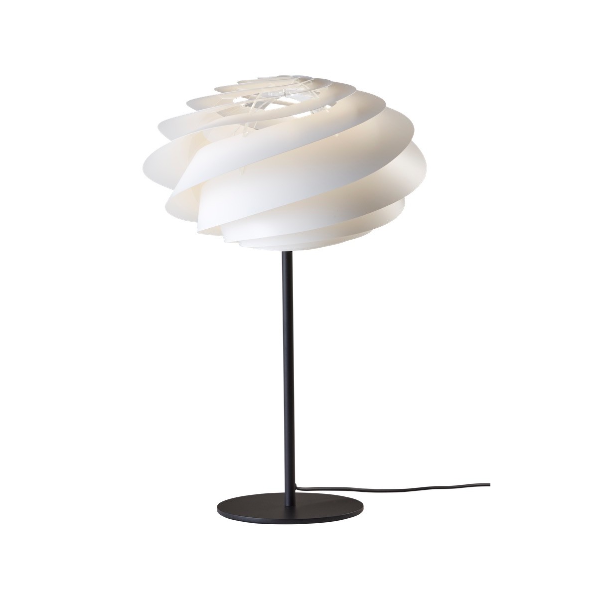 Swirl table lamp