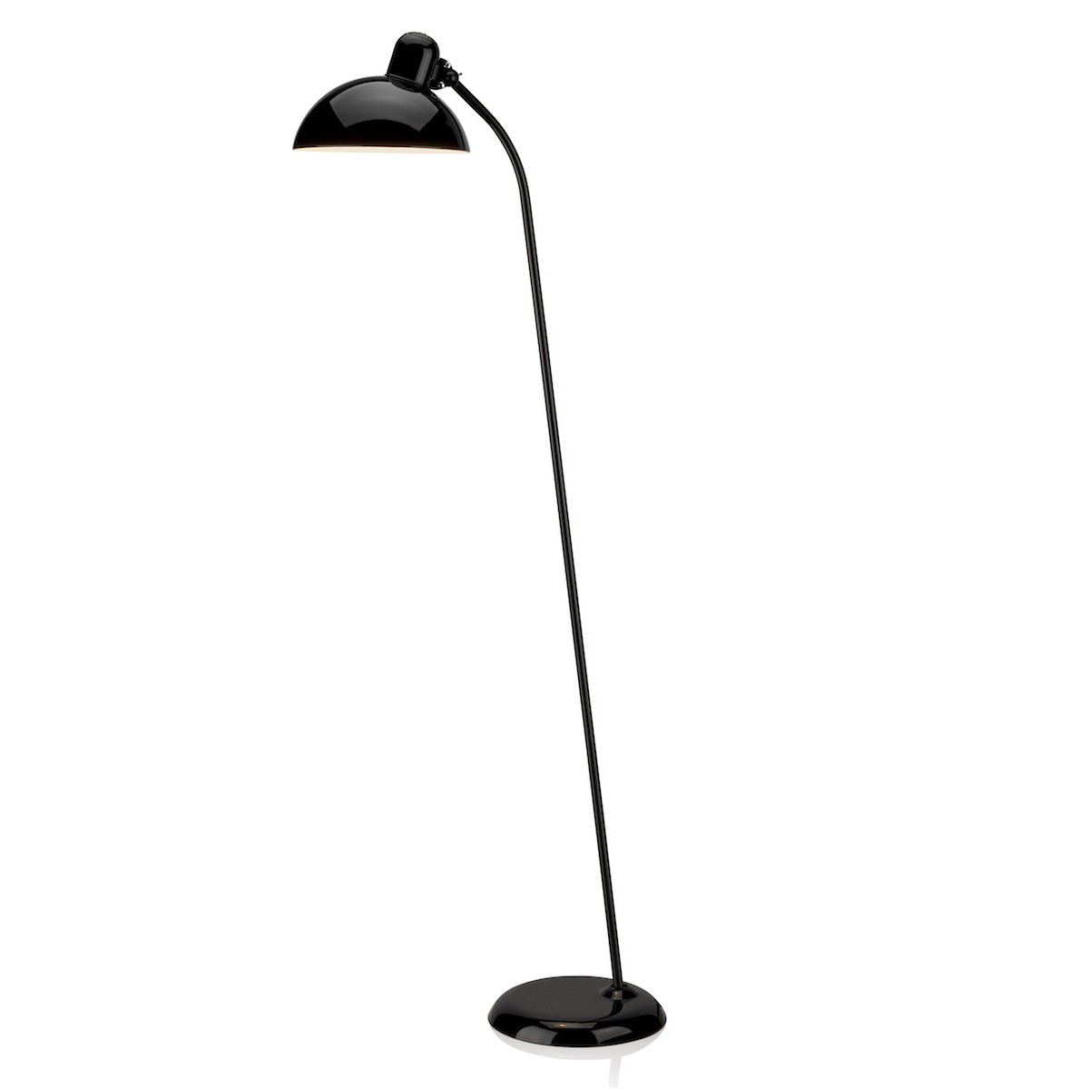 black - tiltable - floor lamp Kaiser idell - 6556-F