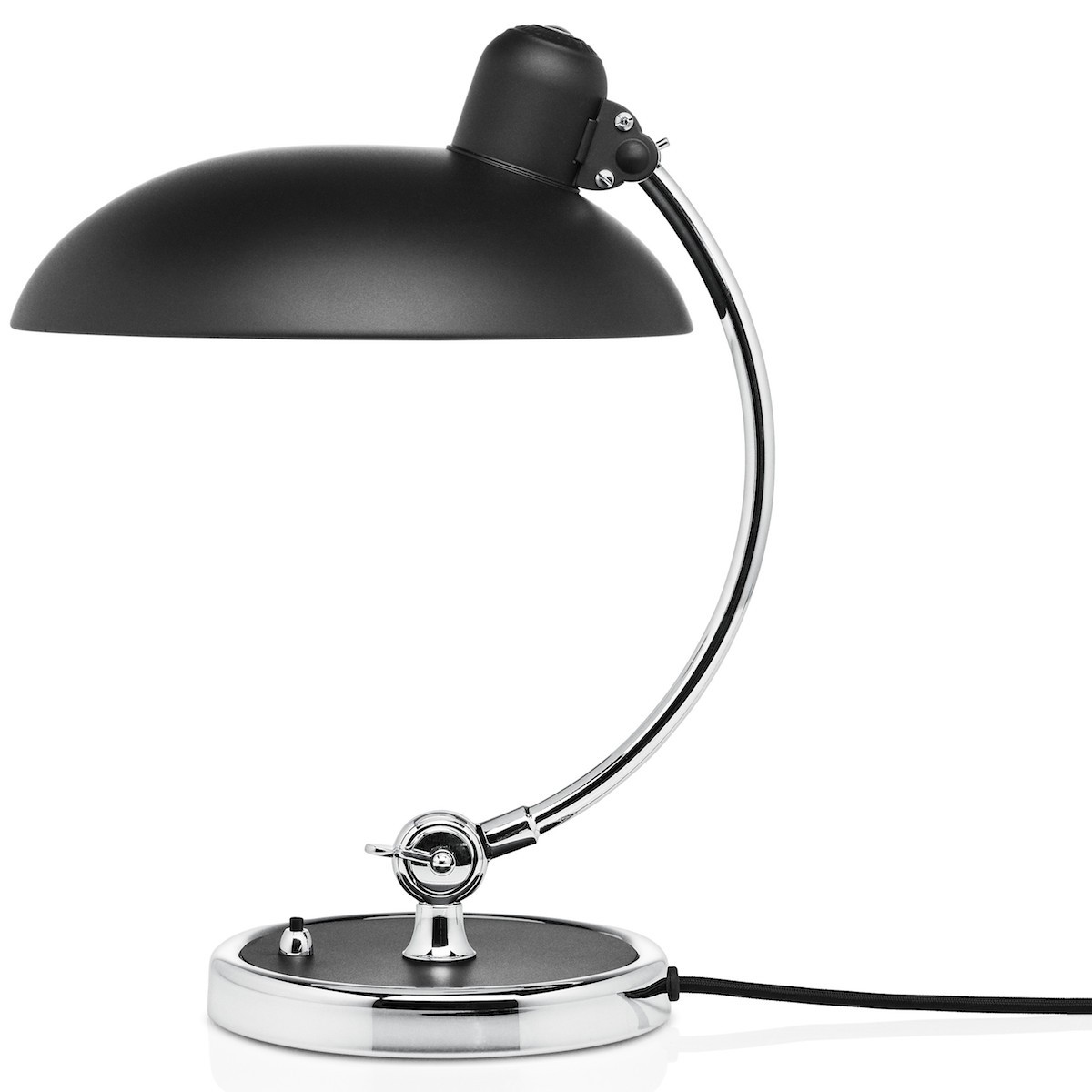 noir mat / chrome - lampe de table Luxus Kaiser idell - 6631-T