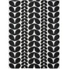 black - 150x200cm - Karin - plastic rug
