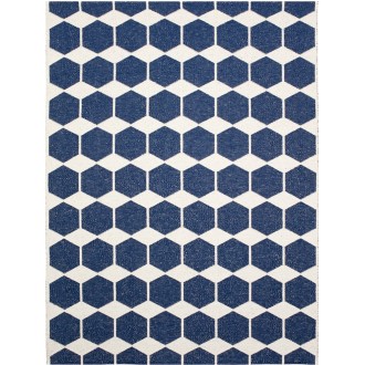 bleu denim - 150x200cm - Anna - tapis plastique