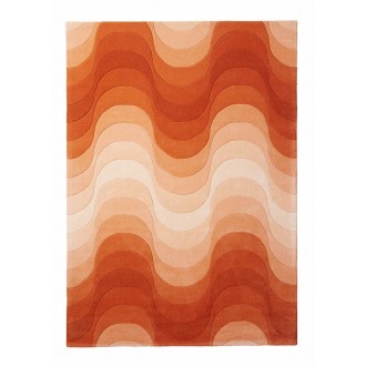 orange - tapis Wave 240 x 170 cm