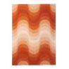 orange - tapis Wave 240 x 170 cm