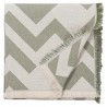sage - Florens cotton blanket
