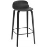 black - Visu bar or counter stool