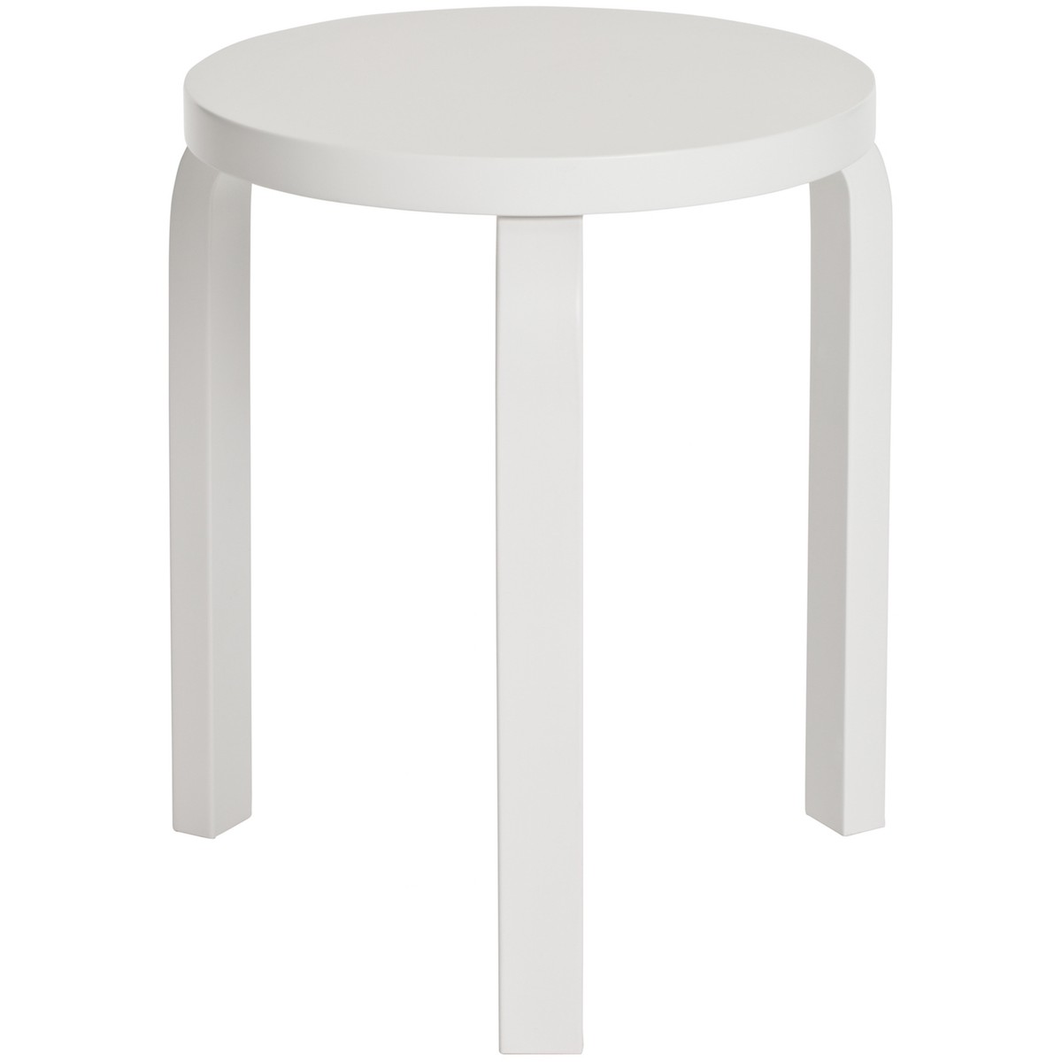white lacquered - Stool 60 - classic edition