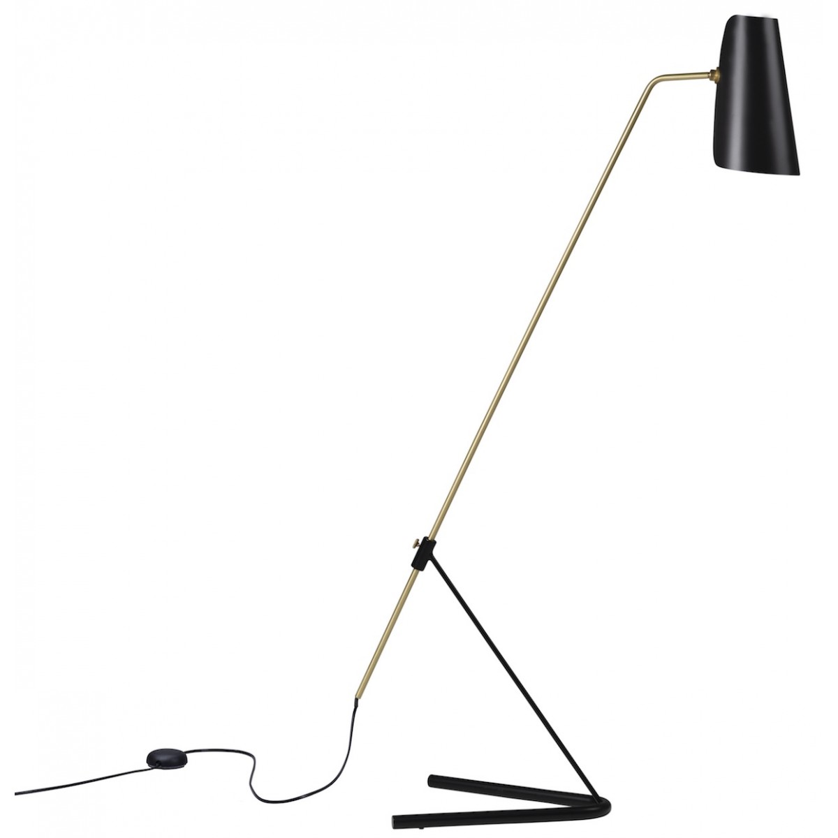 G21 floor lamp - black, not perforated