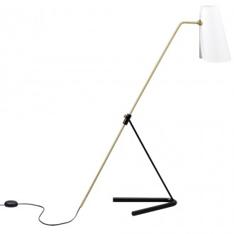 G21 floor lamp - white, not perforated