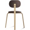 Afteroom Plywood Dining chair - chêne naturel + assise et dossier tissu Gaja 61114