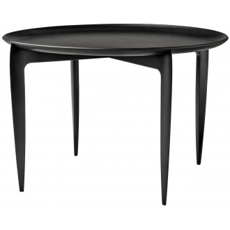 Ø60 - chêne noir - Table Foldable Tray