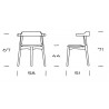Chair pp58/3 - wooden seat