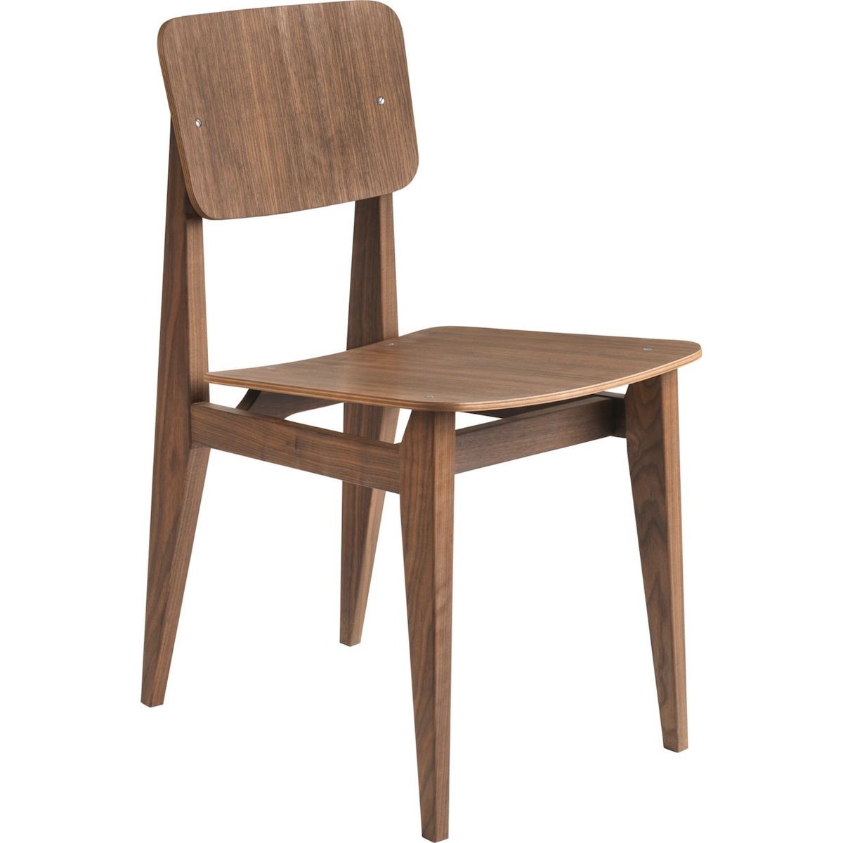 Oiled American Walnut, wooden seat & back – C-Chair