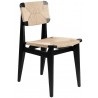 Black Stained Oak, papercord seat & back – C-Chair