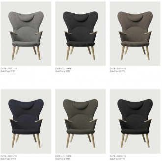 fauteuil CH78 (têtière non incluse) - campagne Fiord