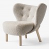 Little Petra lounge chair VB1– Karakorum 003 + white oiled Oak