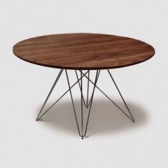 GM3880 - Spider Table Ø120 cm – Plateau bois