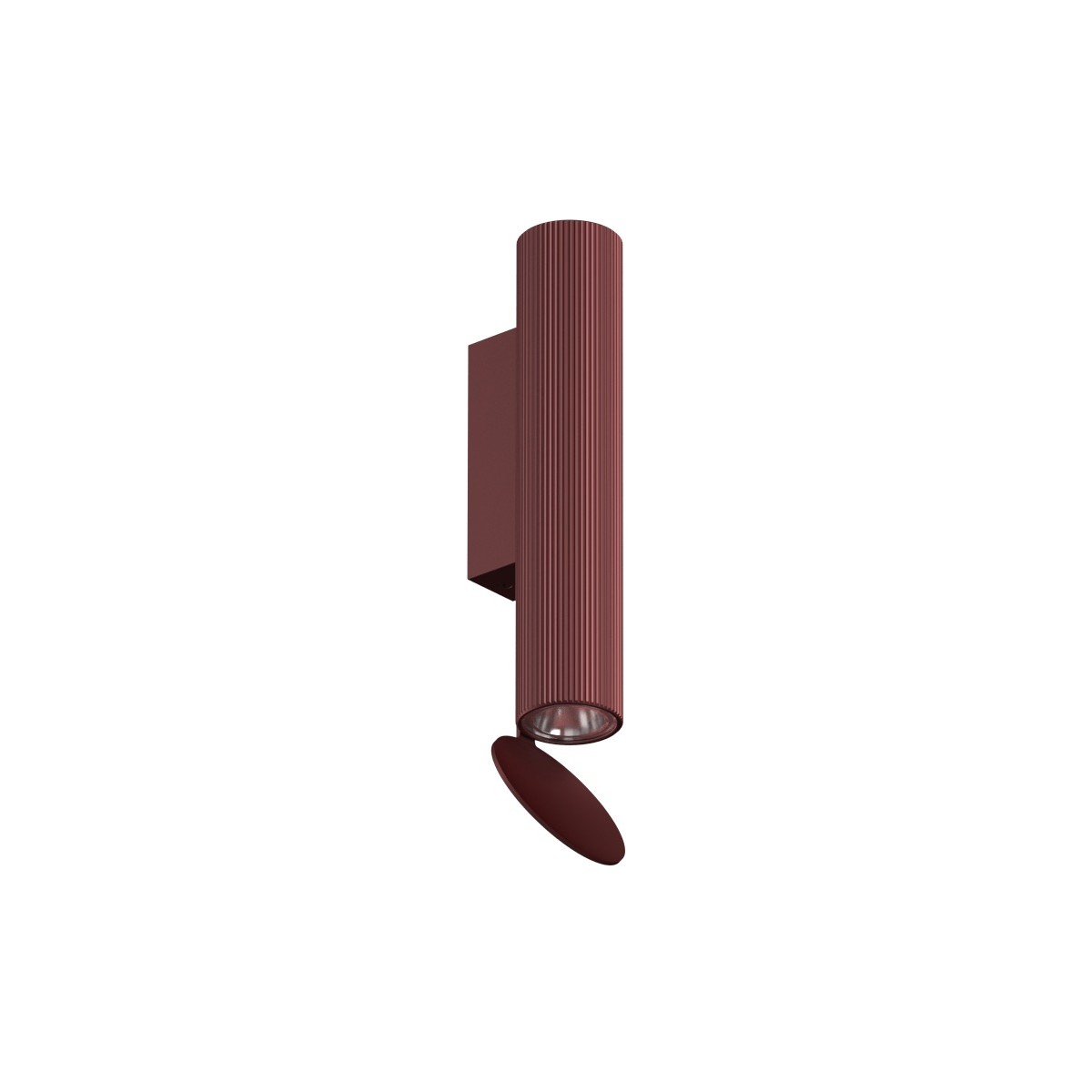 Flauta H22,5cm – Riga, anodized ruby red - indoor
